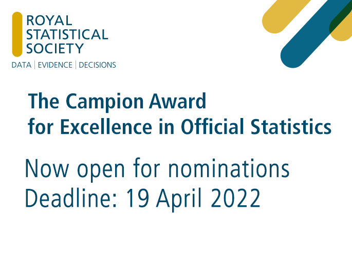2022 Campion Award for Excellence in Official Statistics launched
