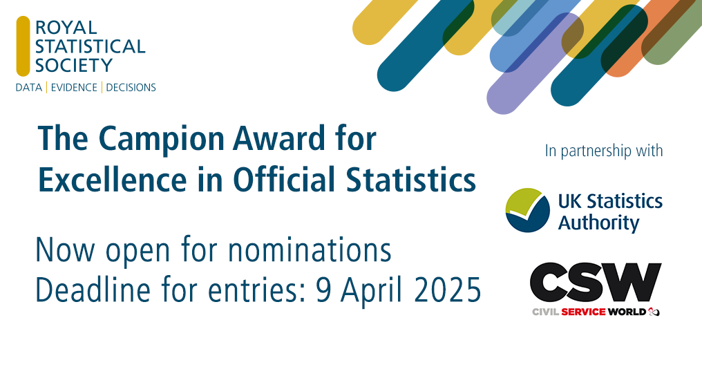 Campion Award for Excellence in Official Statistics 2025 open for entries