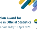 Campion Award for Excellence in Official Statistics 2026 open for entries